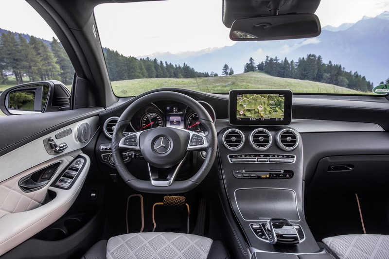 The all-new Mercedes-Benz GLC Coupé: Sensual coupé design meets sporty SUV presence.  
